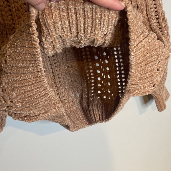 Impressions Cowl Neck Knit Sweater-Tan-Women’s Sz Small-NWT - Picture 8 of 11